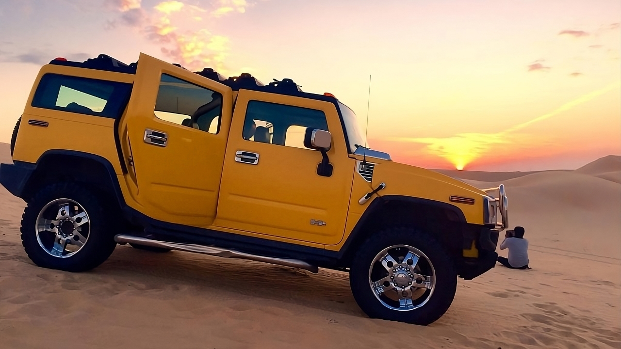 Hummer Morning Desert Safari Private