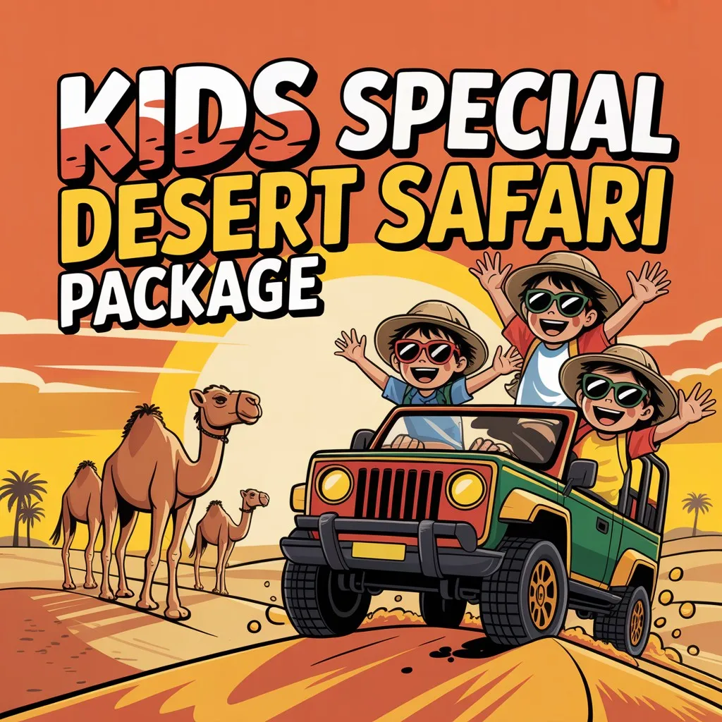 Kids Special Desert Safari Package & Family Desert Safari Discount