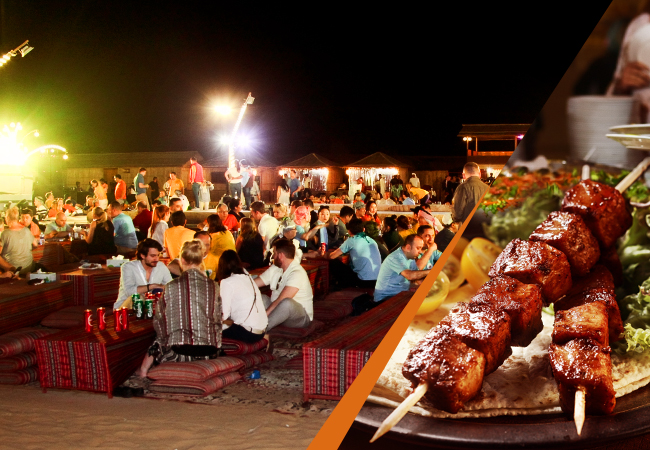 Arabian Desert Tour Booking Online BBQ buffet