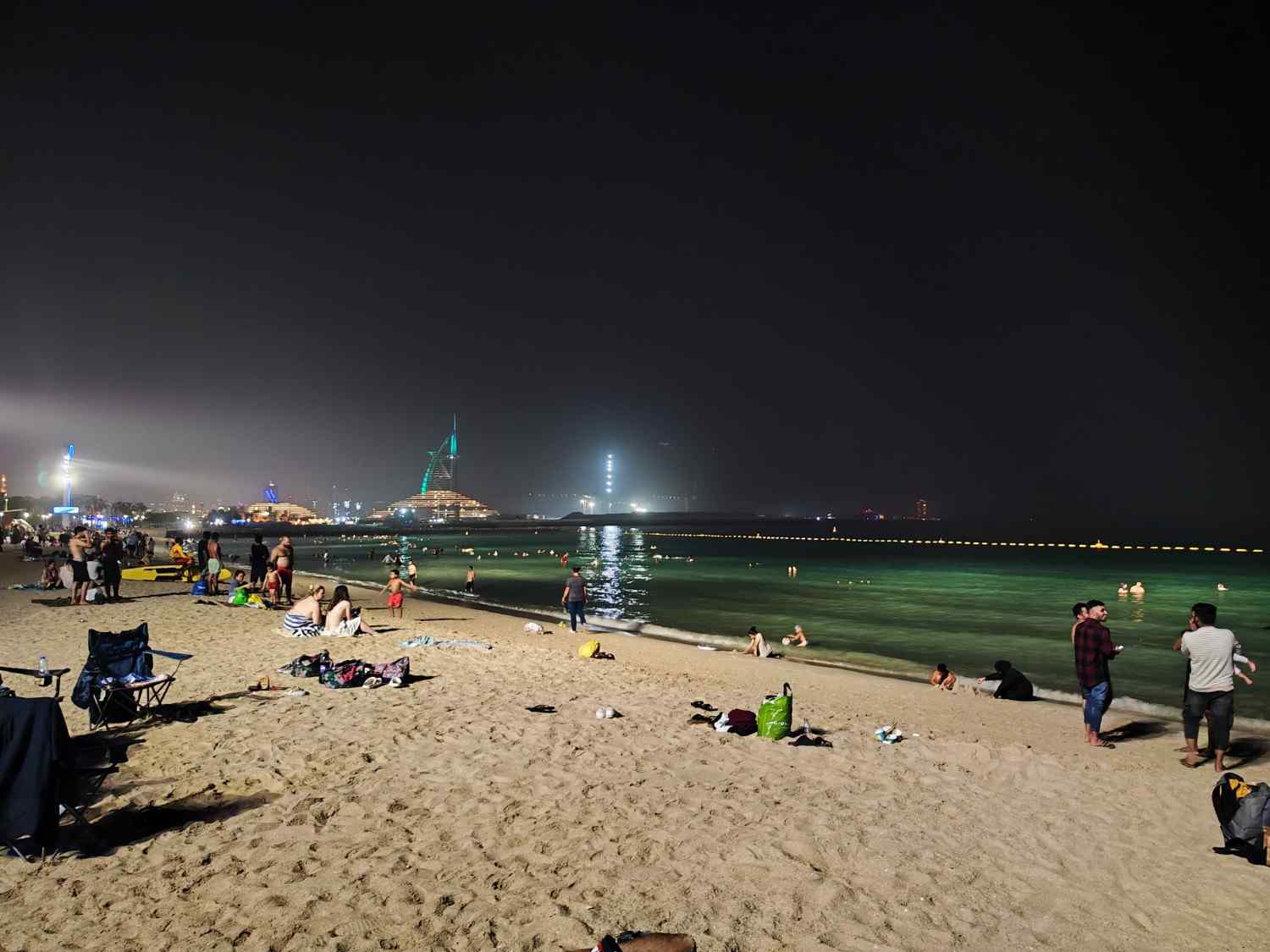 Night Beaches in Dubai