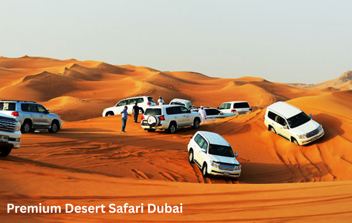 Red dunes adventure in Premium Desert Safari in Dubai for tourists