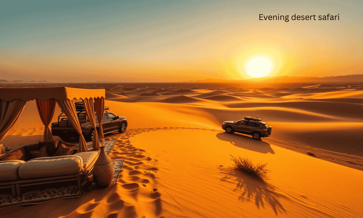 Dubai Evening Desert Safari Pickup Included | Best Deals 2026