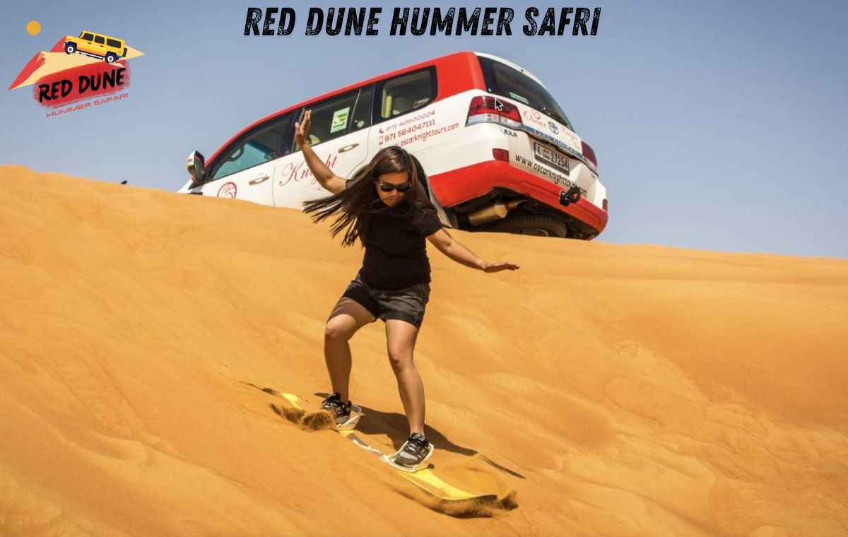 Red dune desert safari Dubai 2026 at Lahbab