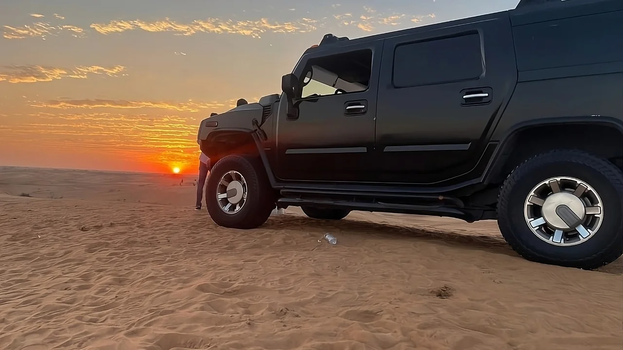 #1. Free Private Hummer Evening Desert Safari Standard