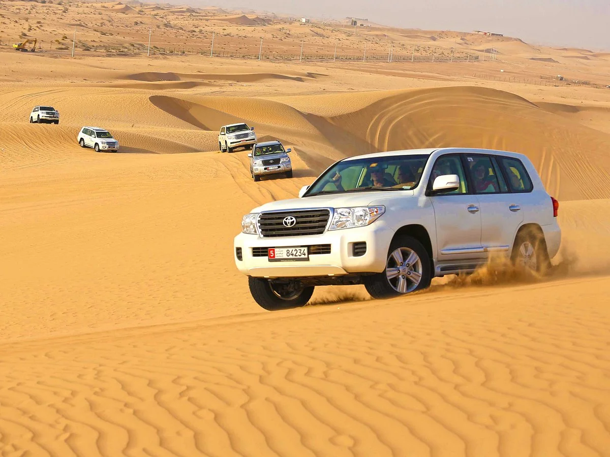 Dubai evening desert safari pickup included from hotel